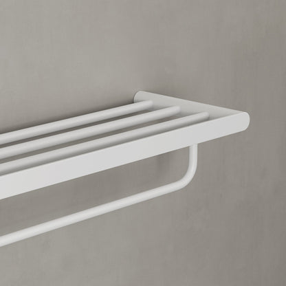 Towel Shelf With Rail 600