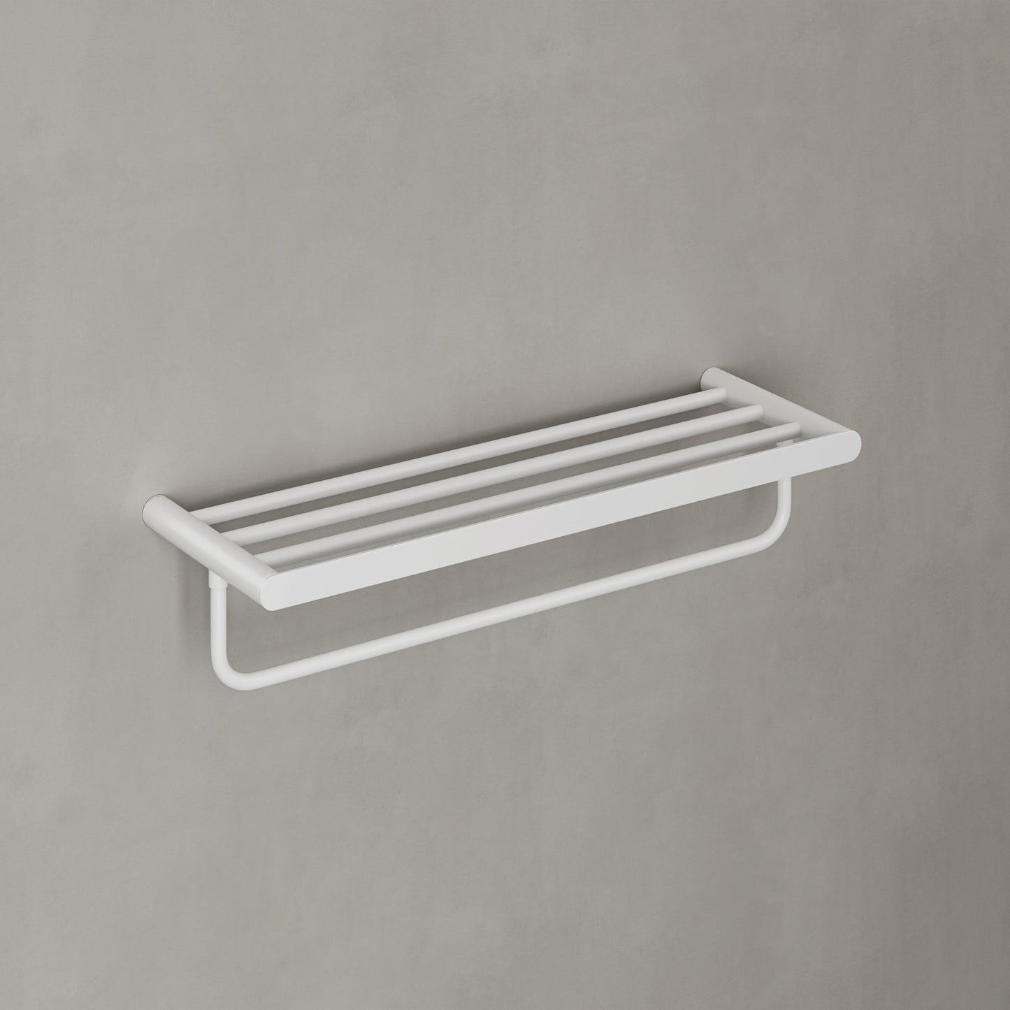 Towel Shelf With Rail 600
