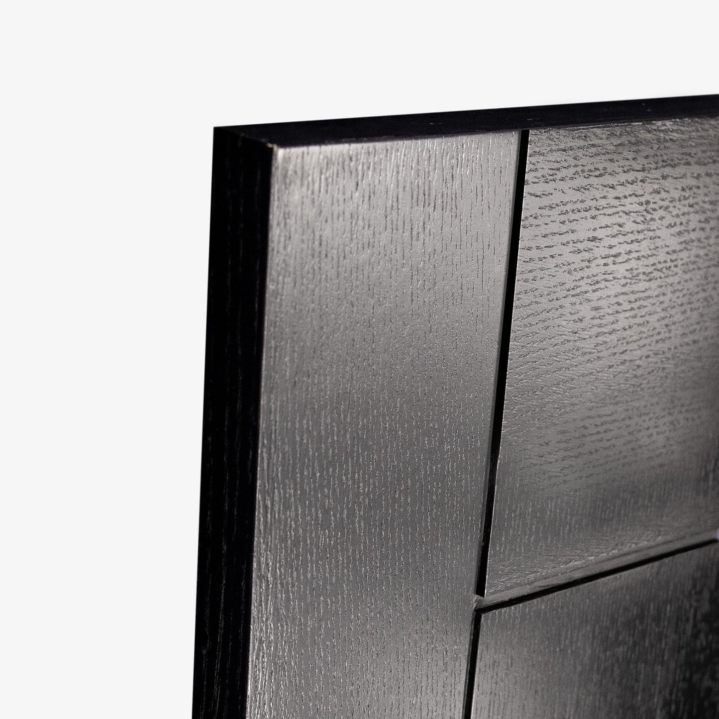 Black Internal Fully Finished Oak Parma 1 Light Clear Glass Made-to-Measure Door (120490)