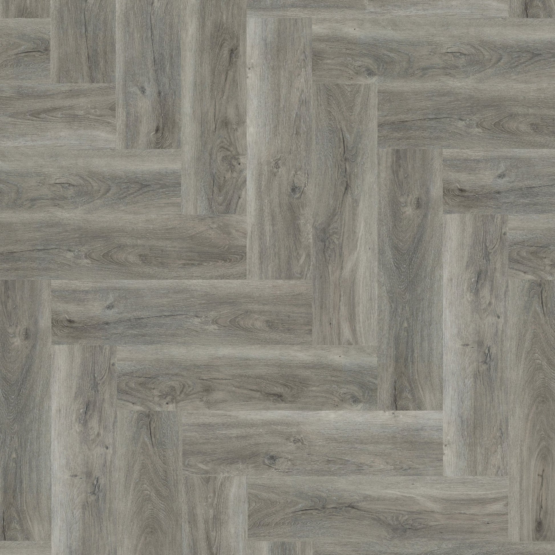 Signature Grey - Lifestyle SPC Herringbone 5.5mm Rigid Core Vinyl Flooring (119871)