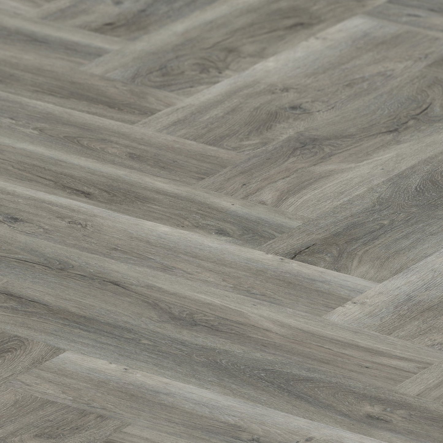 Signature Grey - Lifestyle SPC Herringbone 5.5mm Rigid Core Vinyl Flooring (119871)