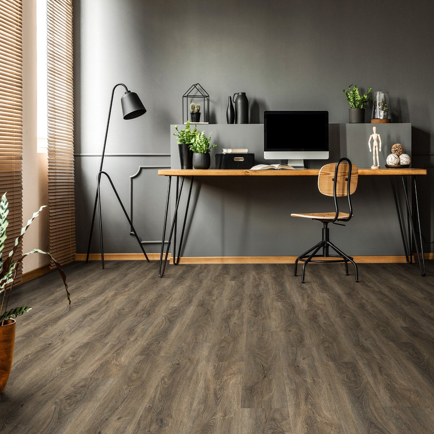 Liberty Floors | Signature Oak - Impressive 6mm Luxury Rigid Vinyl Sample - SPC-IMP-005 - (SKU-323044)