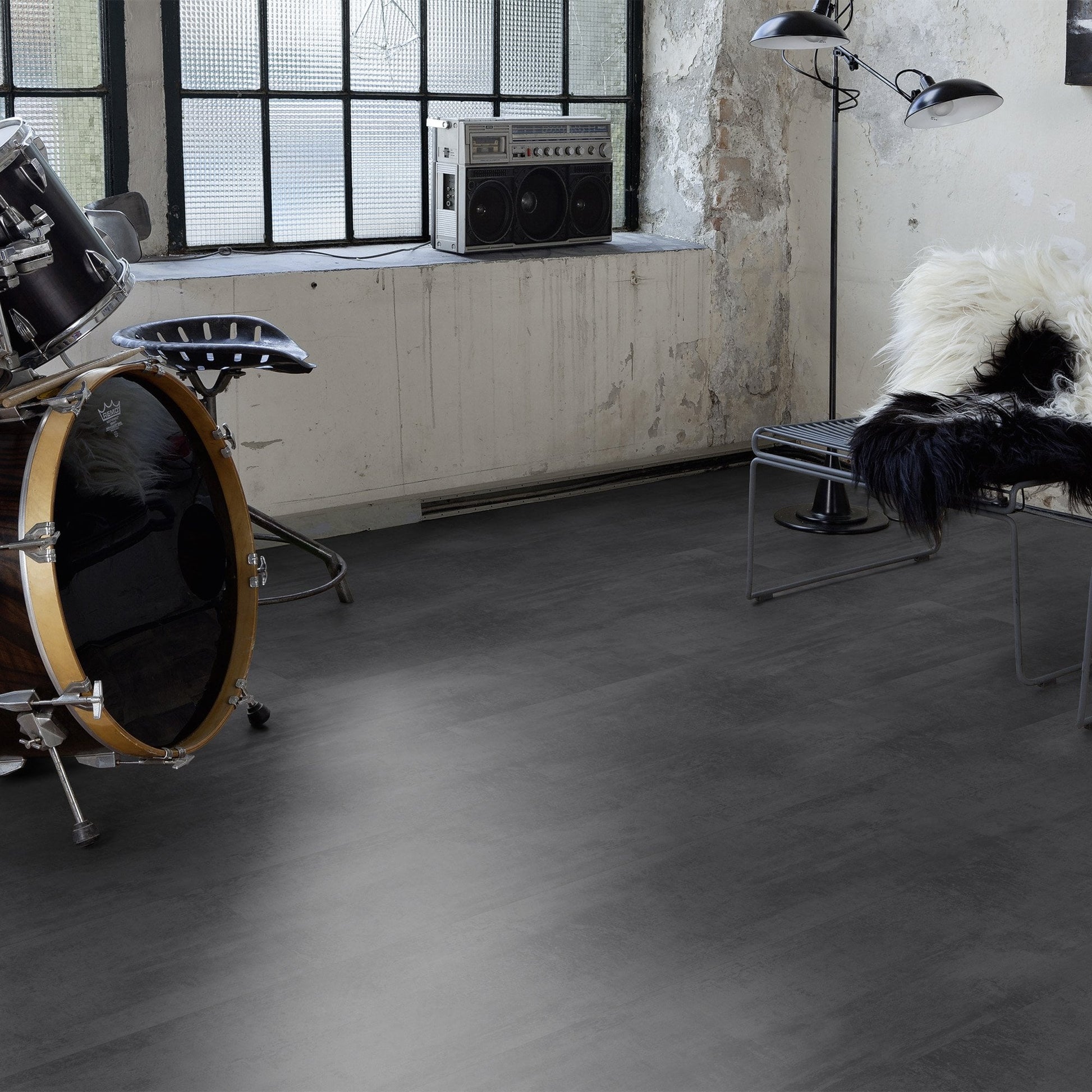 Art Infinity - Aqua Pro Concrete Water-Resistant 8mm Laminate Flooring (121453)