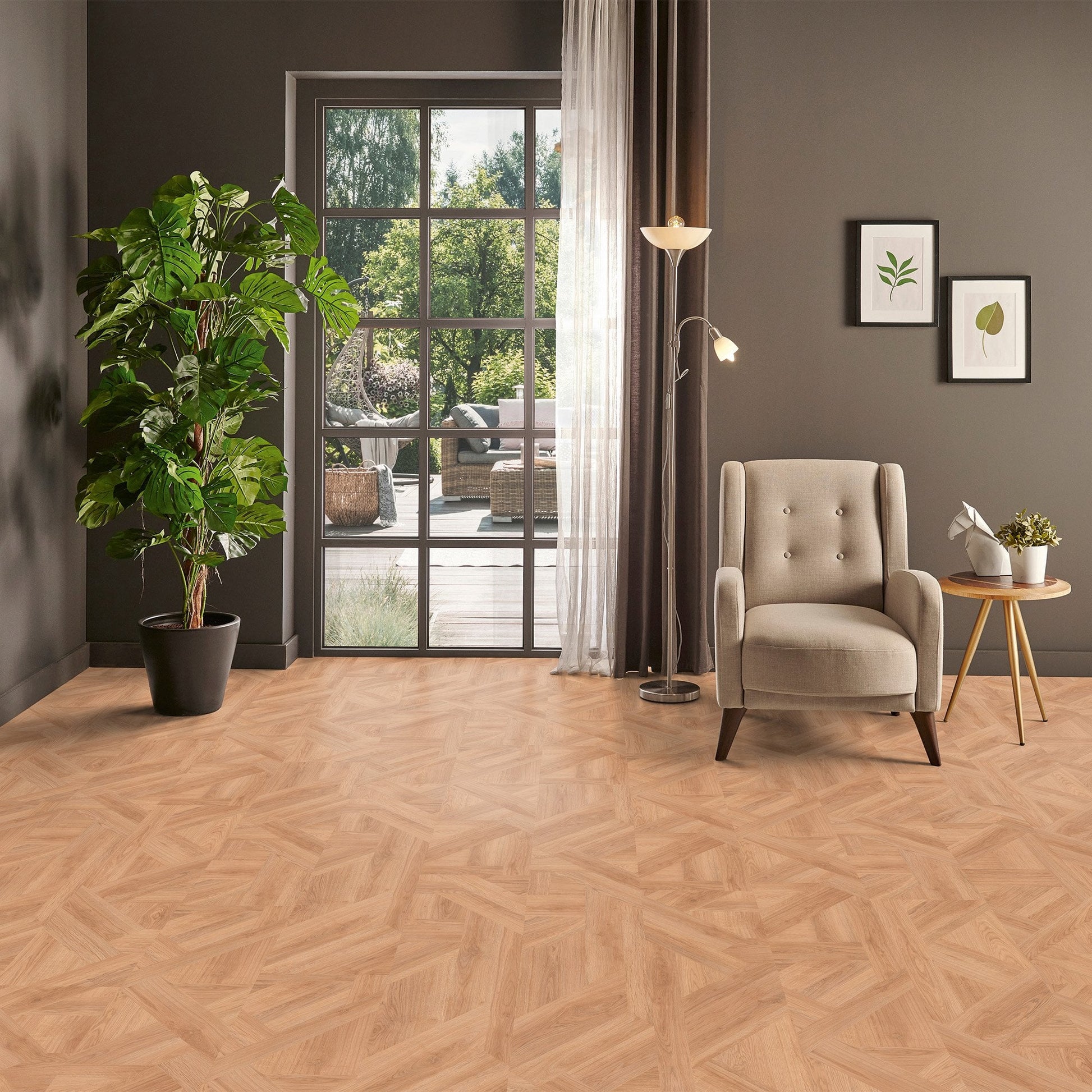 Elegant Aurelia - Aqua Pro Oak Milano Water-Resistant 8mm Laminate Flooring (121458)