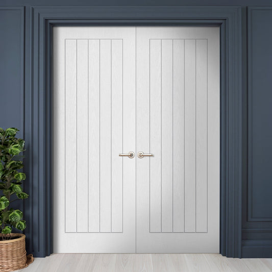 Internal White Moulded Lifestyle Farley Pair Door (121445)