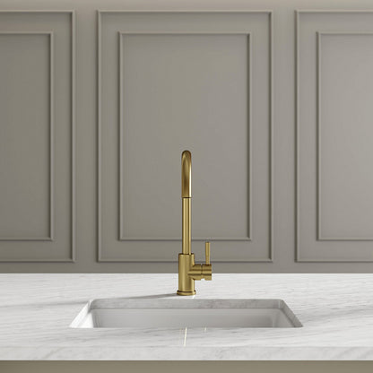 Scandia Single Lever Swan Kitchen Mixer Tap