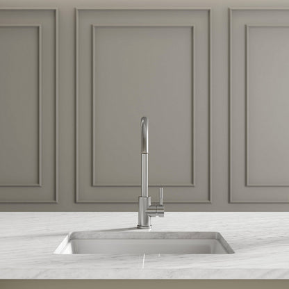 Scandia Single Lever Swan Kitchen Mixer Tap