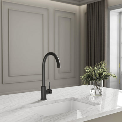 Scandia Single Lever Swan Kitchen Mixer Tap