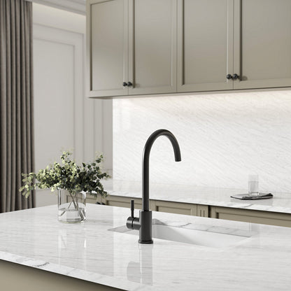 Scandia Single Lever Swan Kitchen Mixer Tap