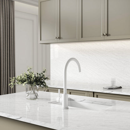 Scandia Single Lever Swan Kitchen Mixer Tap