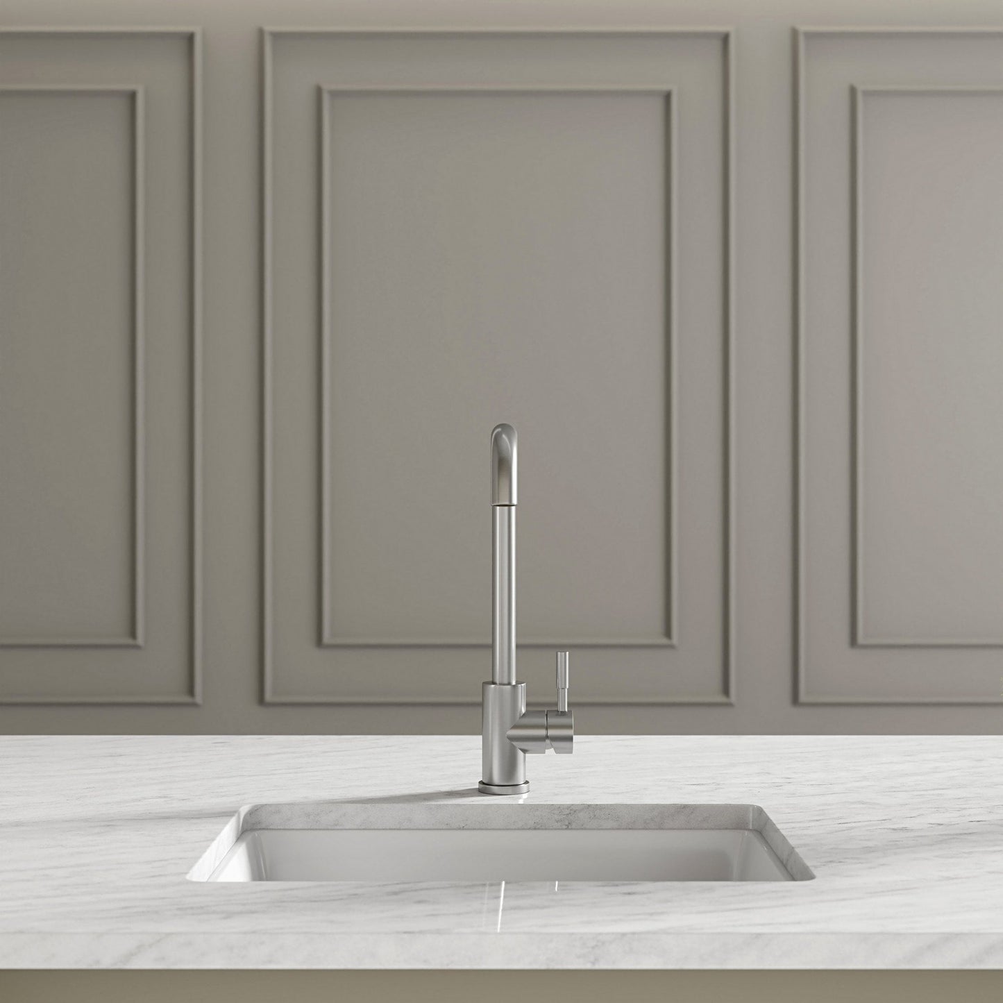 Riviera Single Lever Square Kitchen Mixer Tap