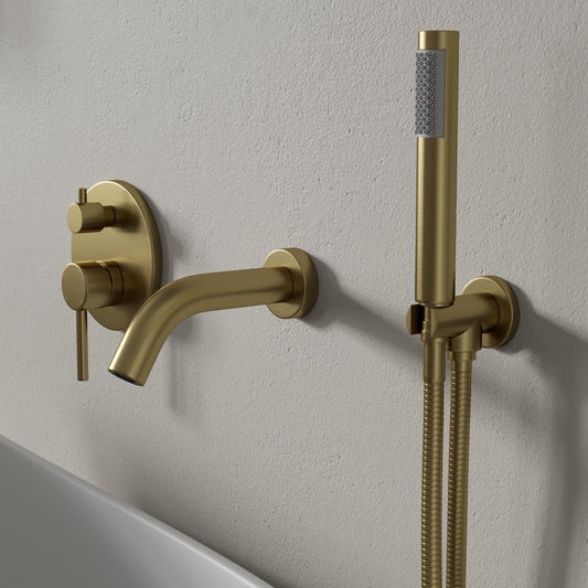 Tyros Wall Mounted Bath Shower Mixer Tap