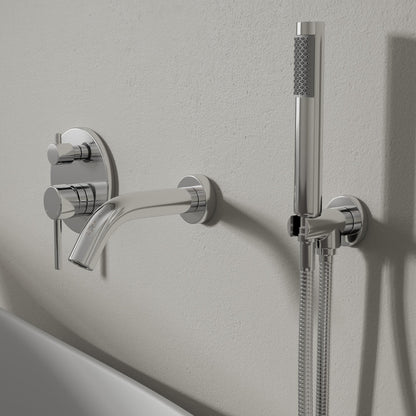 Tyros Wall Mounted Bath Shower Mixer Tap