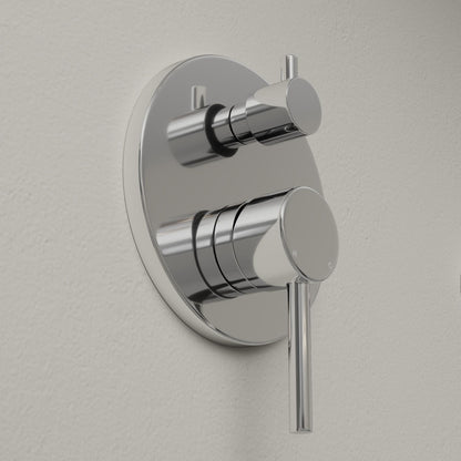 Tyros Wall Mounted Bath Shower Mixer Tap