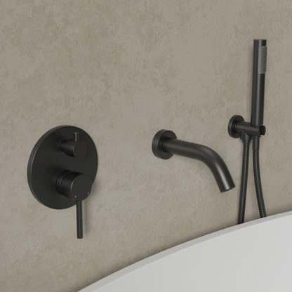 Tyros Wall Mounted Bath Shower Mixer Tap