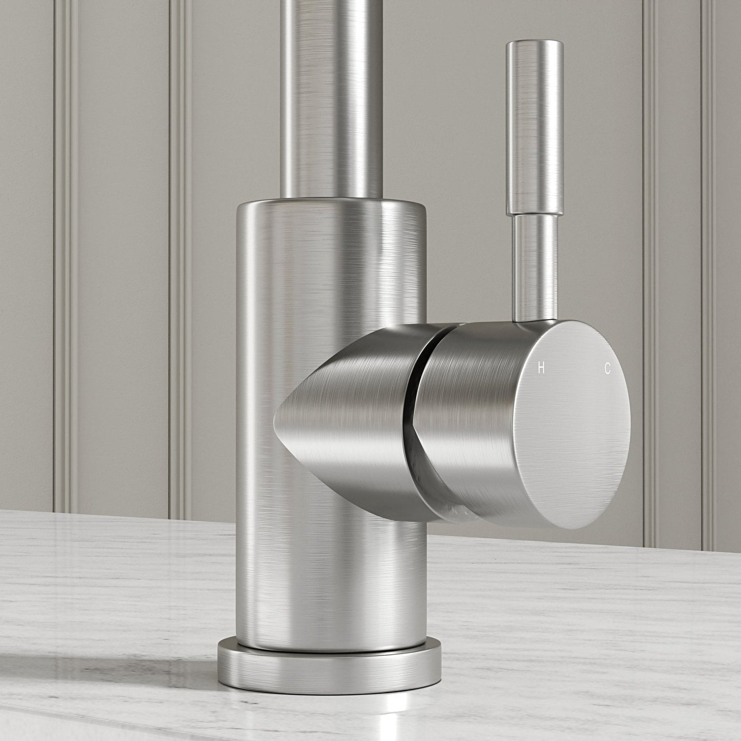 Scandia Single Lever Swan Kitchen Mixer Tap