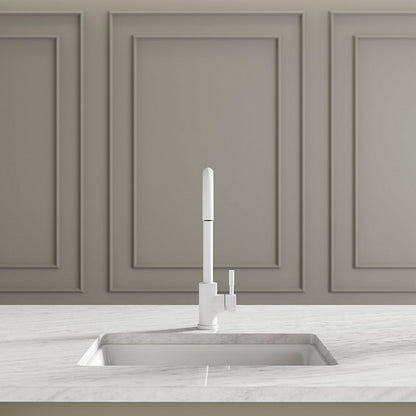 Scandia Single Lever Swan Kitchen Mixer Tap