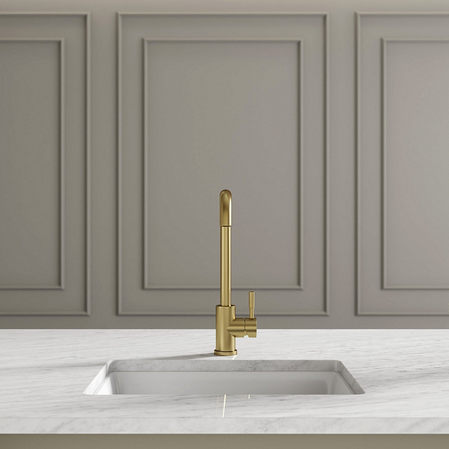 Riviera Single Lever Square Kitchen Mixer Tap