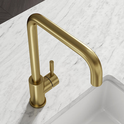 Riviera Single Lever Square Kitchen Mixer Tap