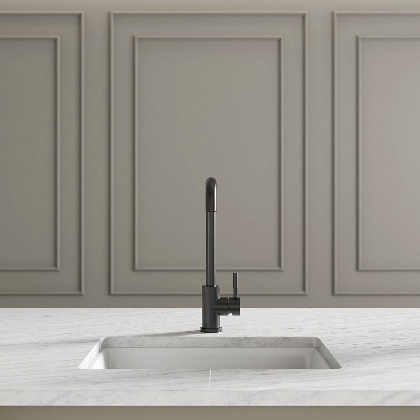 Riviera Single Lever Square Kitchen Mixer Tap