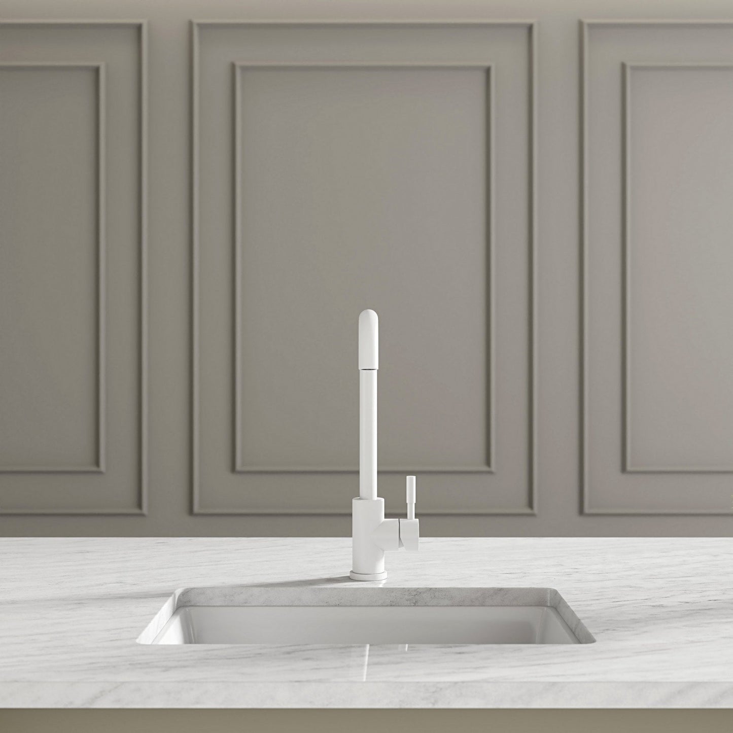 Riviera Single Lever Square Kitchen Mixer Tap