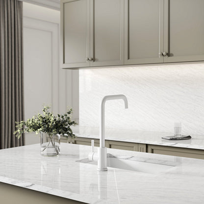 Riviera Single Lever Square Kitchen Mixer Tap