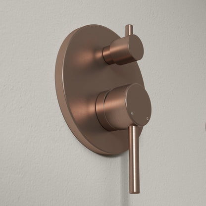 Tyros Wall Mounted Bath Shower Mixer Tap