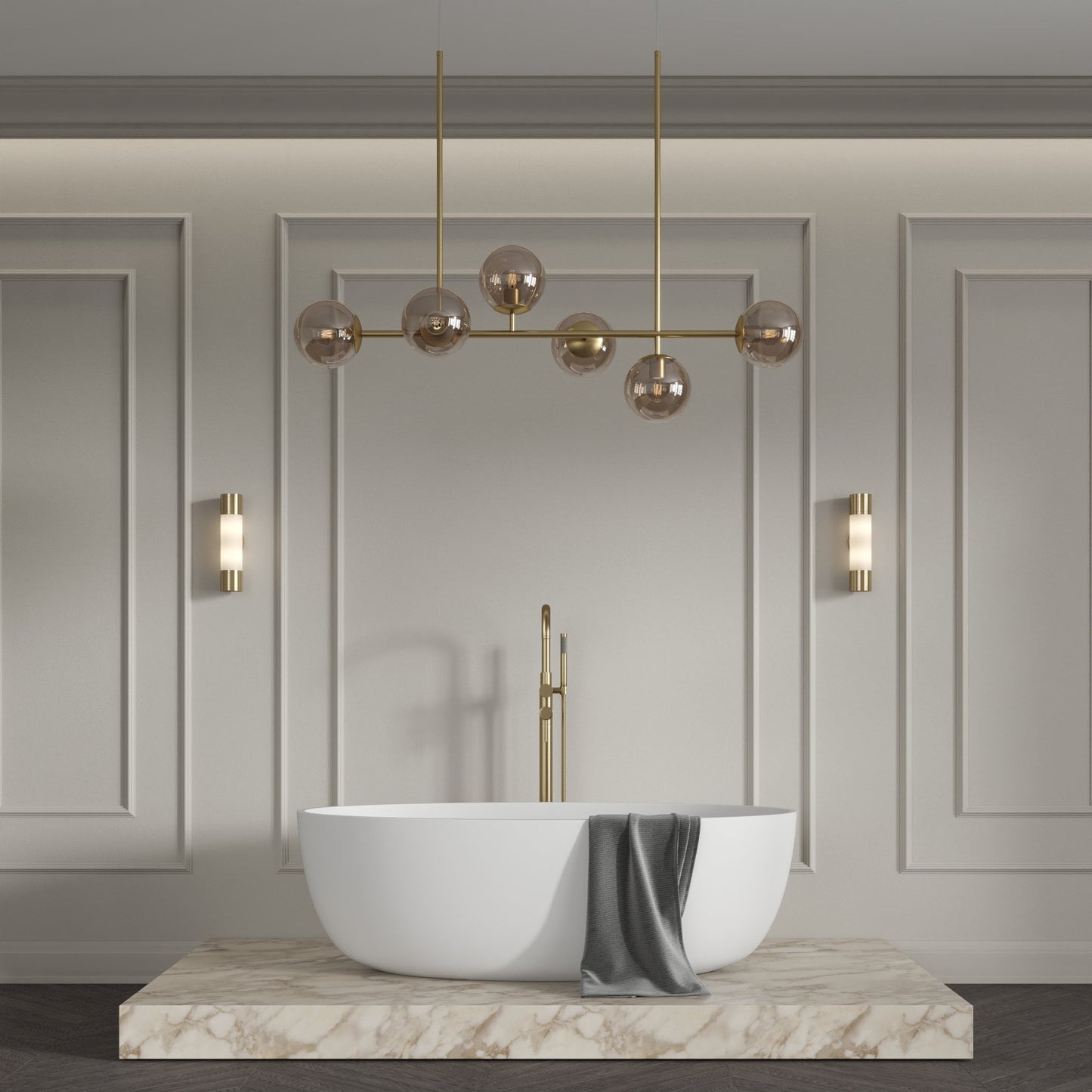 Tyros Floorstanding Bath Shower Mixer Tap