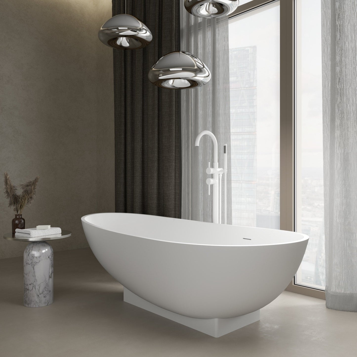 Tyros Floorstanding Bath Shower Mixer Tap