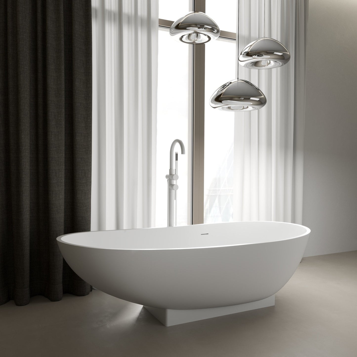 Tyros Floorstanding Bath Shower Mixer Tap