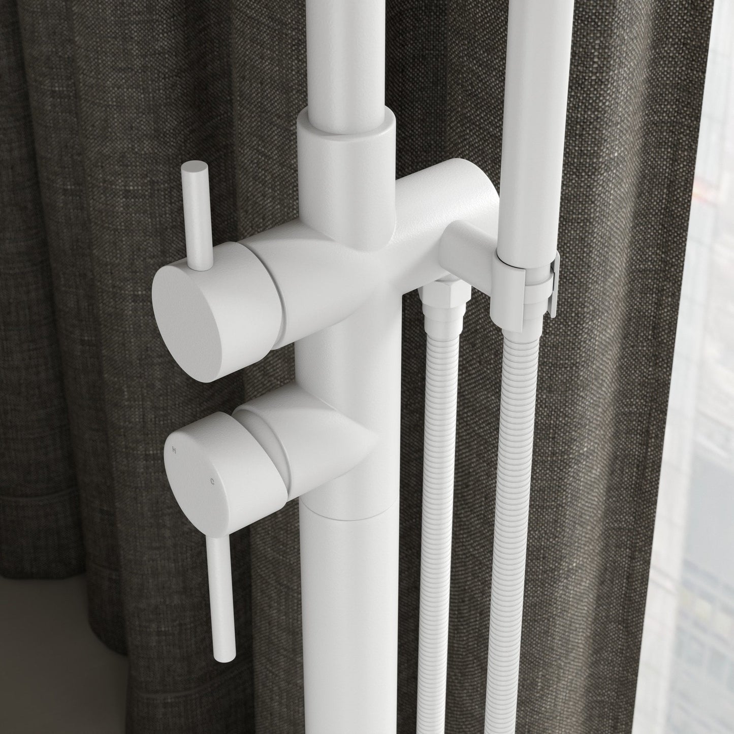 Tyros Floorstanding Bath Shower Mixer Tap