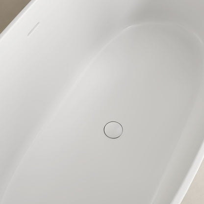 White Bath Waste Cover