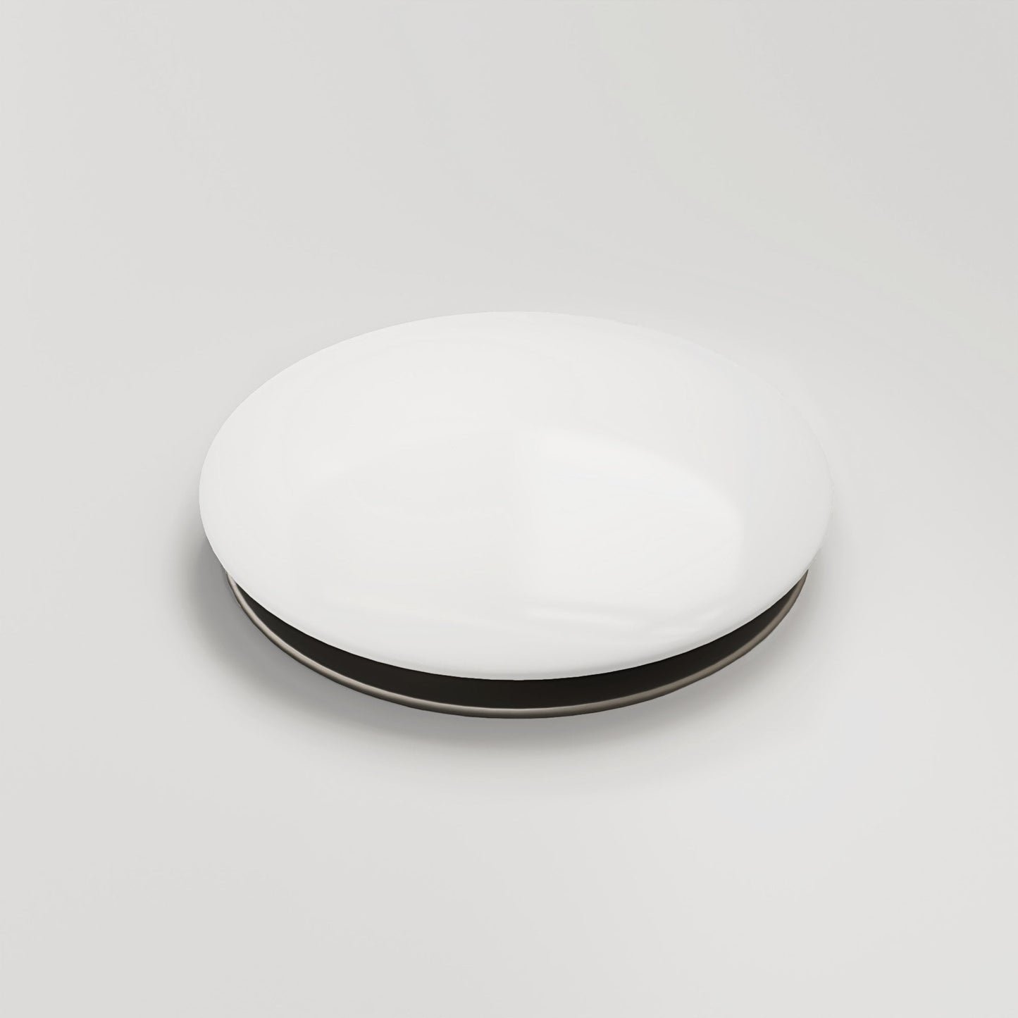 White Bath Waste Cover