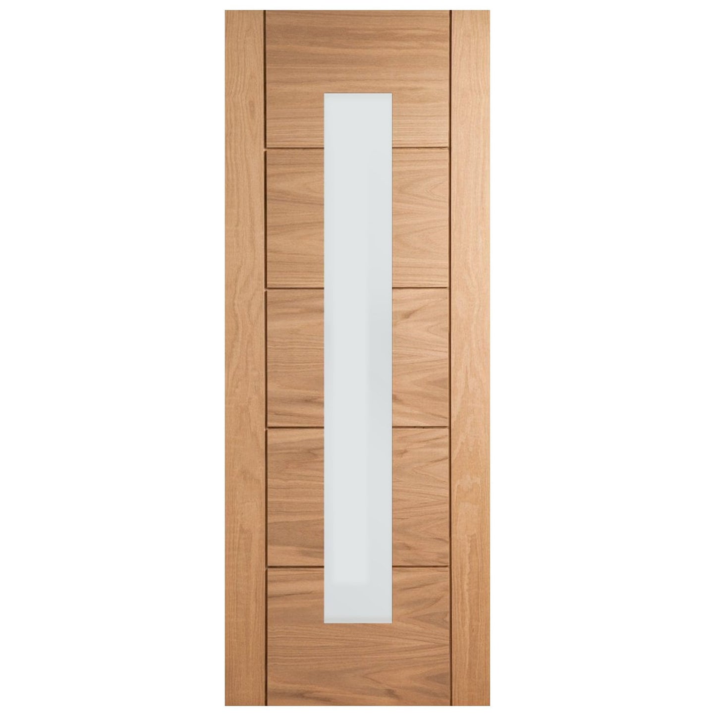 Oak Internal Unfinished Parma 1 Light Obscure Glass Made-to-Measure Door