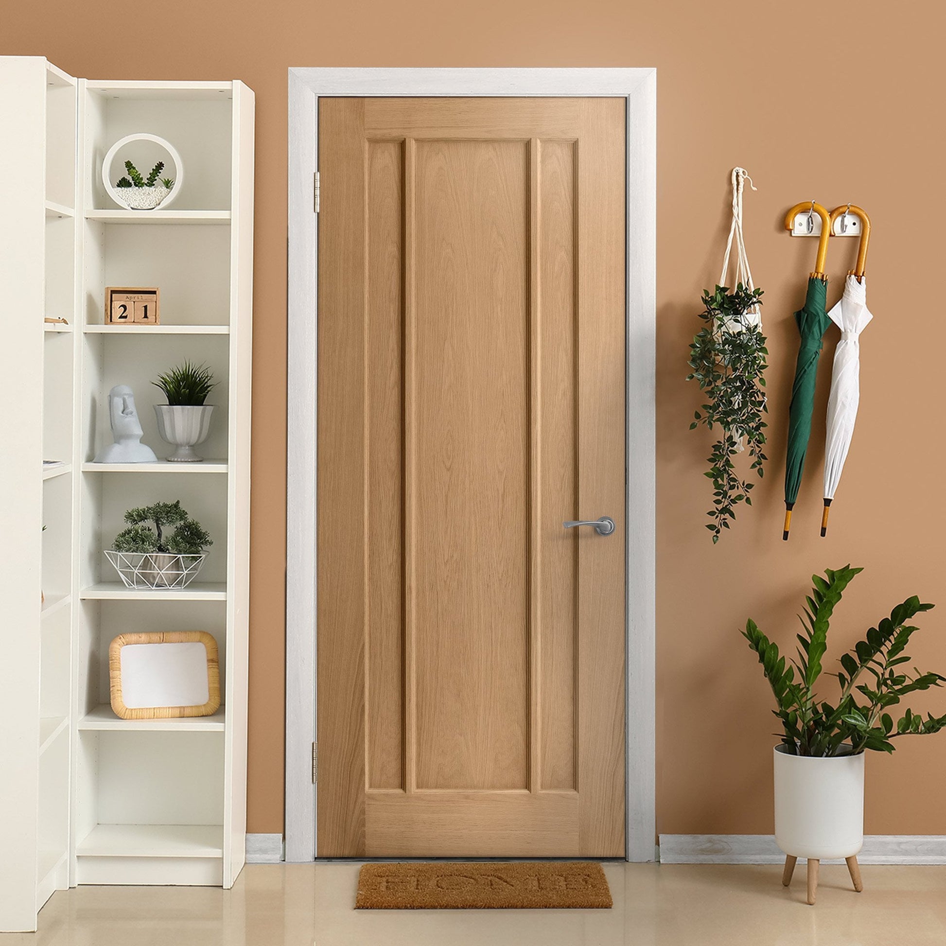 White Oak Internal Unfinished Worcester FD30 Fire Door (121837)