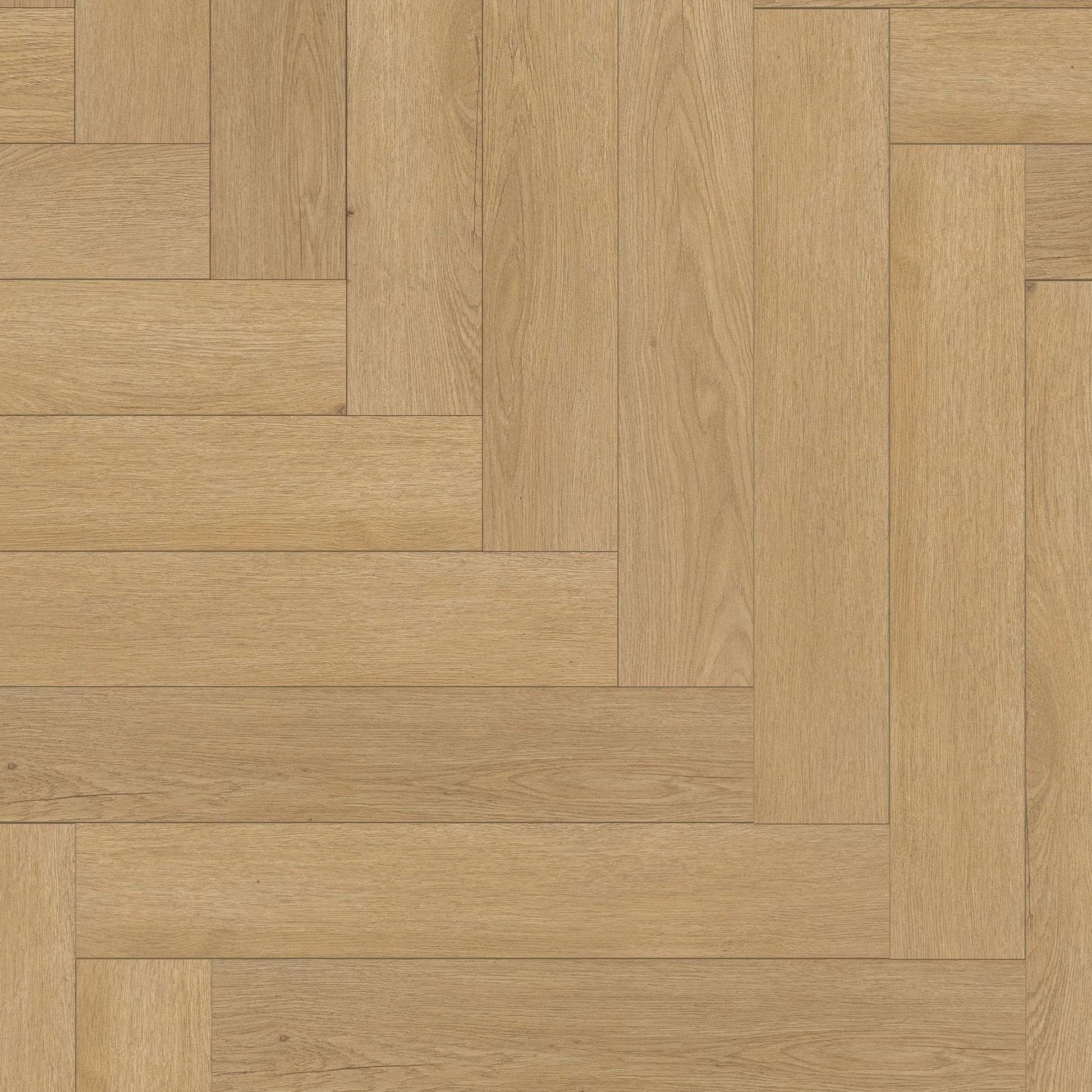 Pale Amberwood Oak - Comfort Luxe 12mm Laminate Herringbone Flooring (122145)
