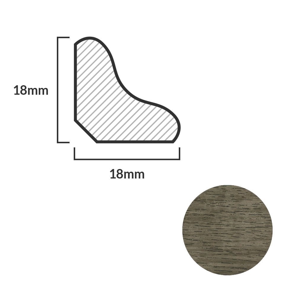 FC46 Laminate Scotia Beading