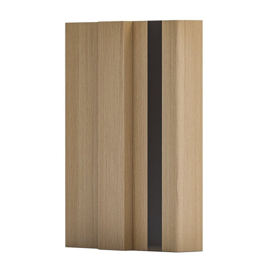 Oak Fully Finished 30 x 133 x 2100mm Universal Fire Door Lining Set with Fire Seal (76070)