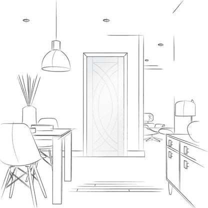 Internal White Primed Torino Door (IWPTUD)