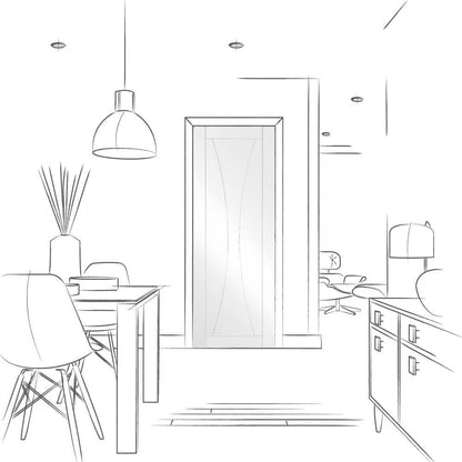 Internal White Primed Venice Door (76444)