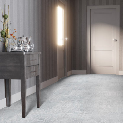 Relief White - Lustre Authentic 8mm Matt Laminate Flooring (48718)