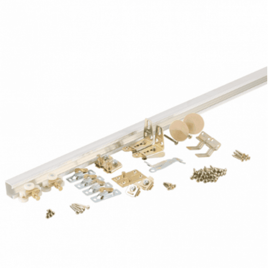 Silver Bi-fold Sliding Door Track (122299)