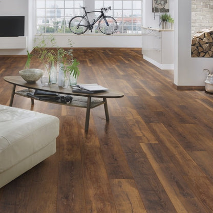 Laguna Oak - Atlantic 10mm Handscraped Moisture Resistant Laminate Flooring (122469)