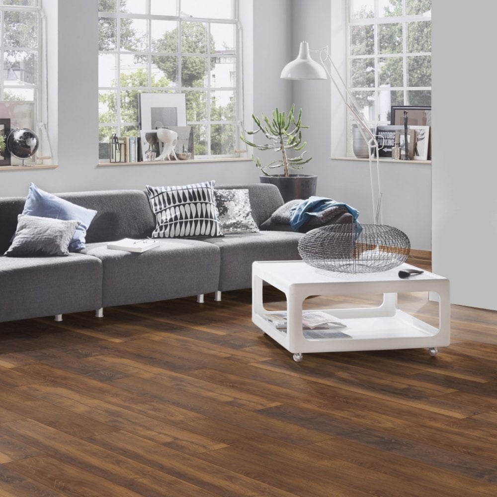 Laguna Oak - Atlantic 10mm Handscraped Moisture Resistant Laminate Flooring (122469)