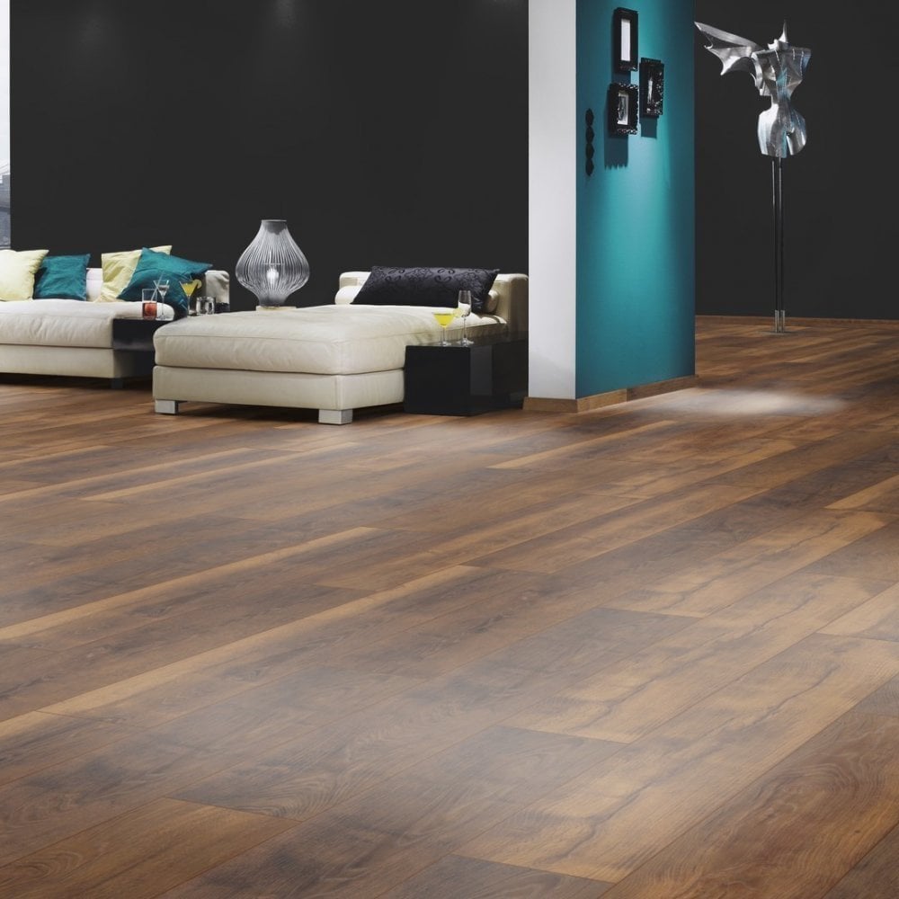 Laguna Oak - Atlantic 10mm Handscraped Moisture Resistant Laminate Flooring (122469)