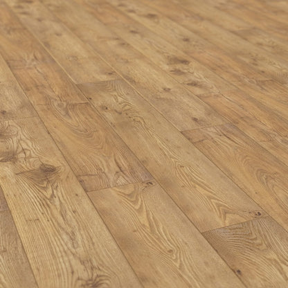 Tawny Chestnut - Atlantic 10mm Handscraped Moisture Resistant Laminate Flooring (122438)