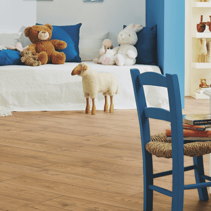Tawny Chestnut - Atlantic 10mm Handscraped Moisture Resistant Laminate Flooring (122438)