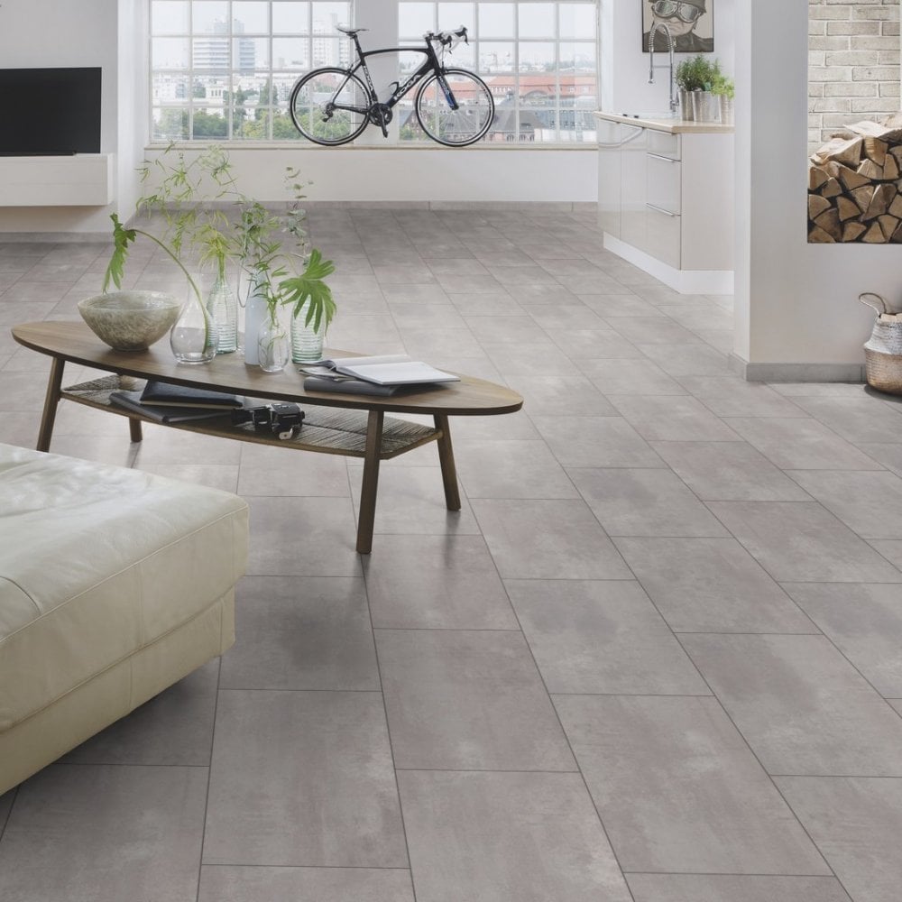Pearl Grey - Atlantic 8mm Moisture Resistant Laminate Flooring (122466)