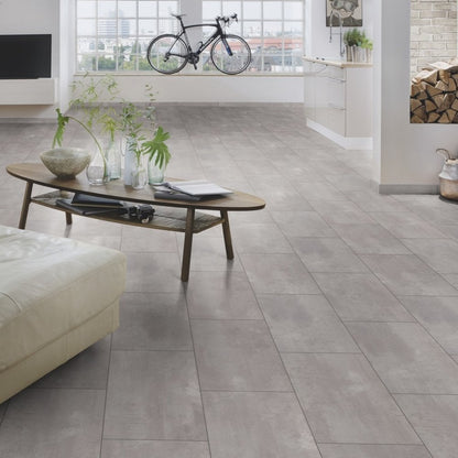 Pearl Grey - Atlantic 8mm Moisture Resistant Laminate Flooring (122466)