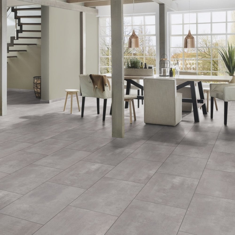 Pearl Grey - Atlantic 8mm Moisture Resistant Laminate Flooring (122466)